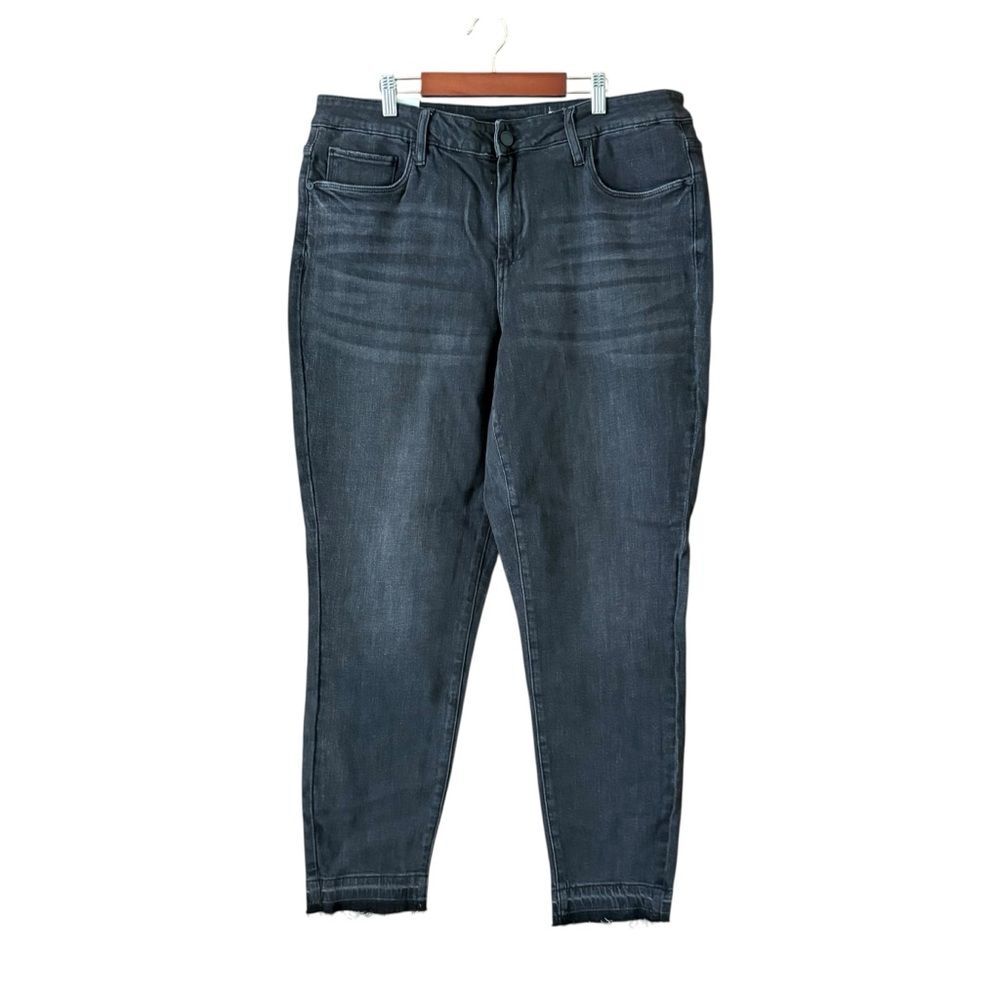 Blank NYC The Bond Mid-Rise Skinny Jeans Black Wash NWT Size 16W Neutral Denim